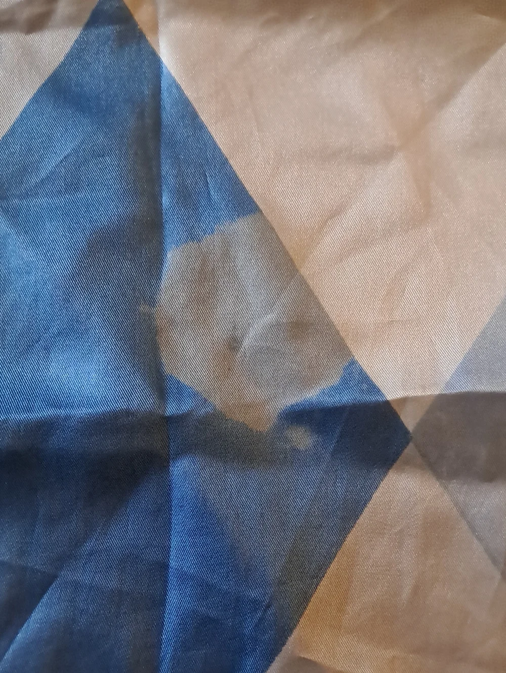 Vintage Dumont Colorblock Diamond Silk Scarf Multicolor Pocket Square Scarf